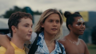 James (Rory Potter), Maxie (Rasmus King) and Summer (Yasmin Honeychurch) are three friends who go on a music festival spree.