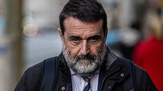 Former School Infrastructure NSW chief executive Anthony Manning leaves the Independent Commission Against Corruption after his fourth day as a witness in the public inquiry.