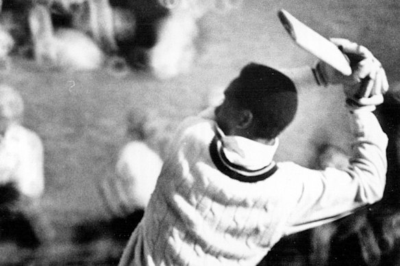 Garfield Sobers in swashbuckling mode.