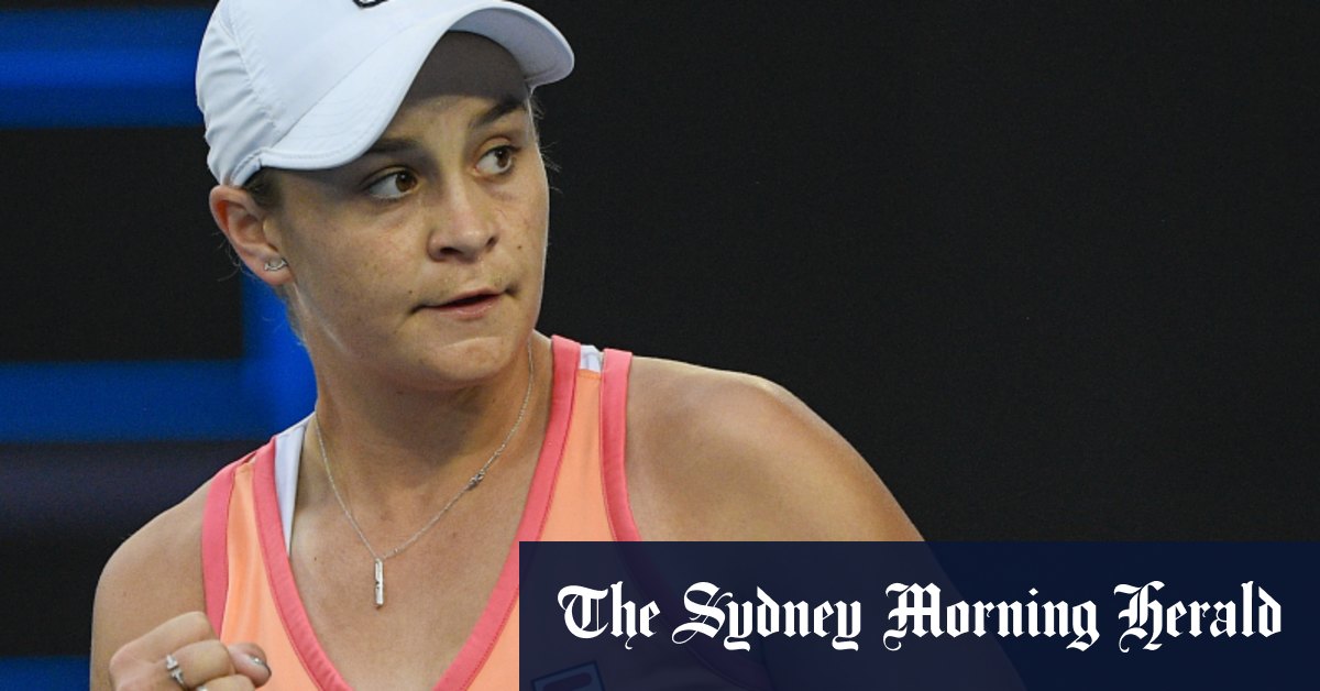 2021 Campionatele Mondiale de Tenis |  Ashley Barty câștigă primul său meci competitiv în aproape un an