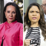 Indigenous Australians Minister Linda Burney, CLP Senator Jacinta Nampijinpa Price, and Greens Senator Lidia Thorpe
