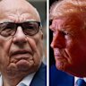 Rupert Murdoch and Donald Trump.