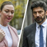 Selina Holder and Constantine Arvanitis are fighting out a defamation battle in the courts.