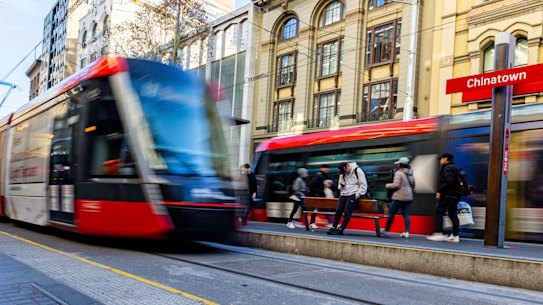 Light rail services will be free for four days from Monday.