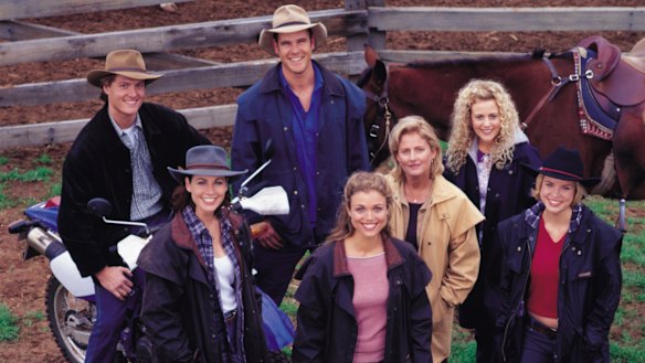 The cast of McLeod’s Daughters.