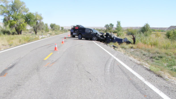 A Melbourne man has been killed and his wife seriously injured after their car was struck in Utah.