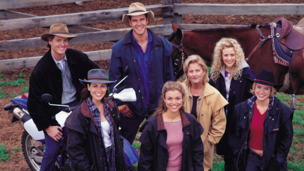 The cast of McLeod’s Daughters.
