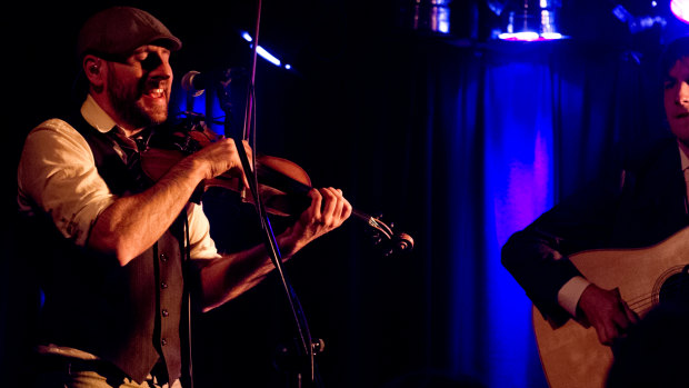 When the music's over: Punch Brothers performing at The Basement before it closed.