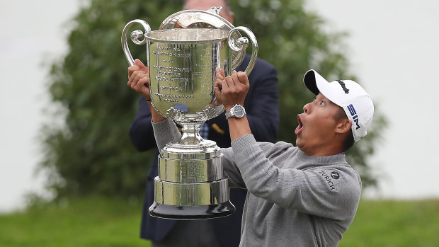 Collin Morikawa was almost flawless in the final two rounds of the PGA Championship ... then promptly dropped the lid of the Wanamaker Trophy.