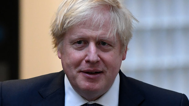 At odds with the media: British PM Boris Johnson.