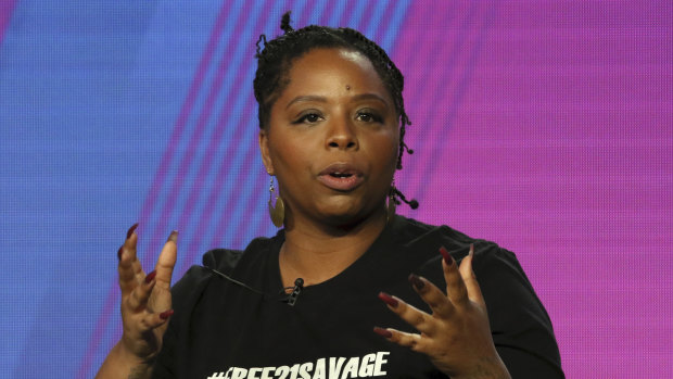 "We want something for our vote": Patrisse Cullors, Black Lives Matter co-founder.