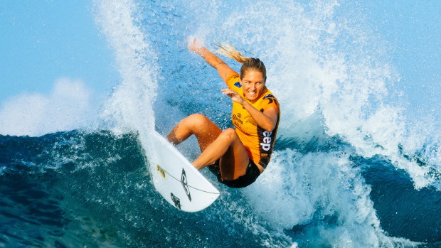 Australia's Stephanie Gilmore has been inducted into surfing's Walk of Fame.
