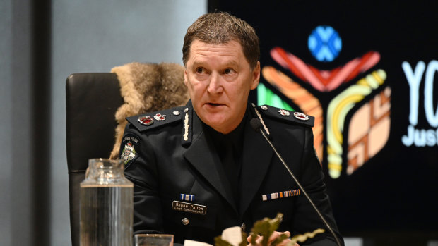 Chief Commissioner of Victoria Police Shane Patton appeared at the Yoorrook Justice Commission in May.