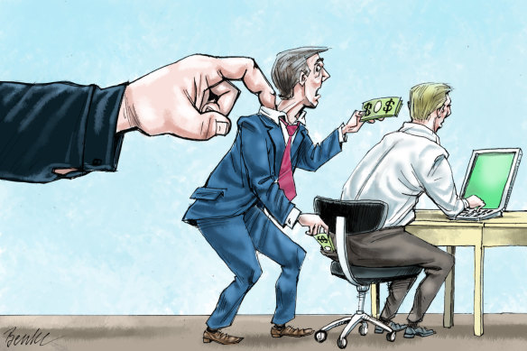 Bad bosses need to feel the hand of the law. 