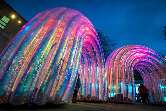 Brightest festival at the bleakest time of year: Bristol Light Festival.