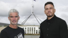 Sonny Bill Williams and Craig Foster