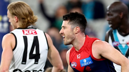 Alex Neal-Bullen has been a strong contributor for Melbourne at the MCG.