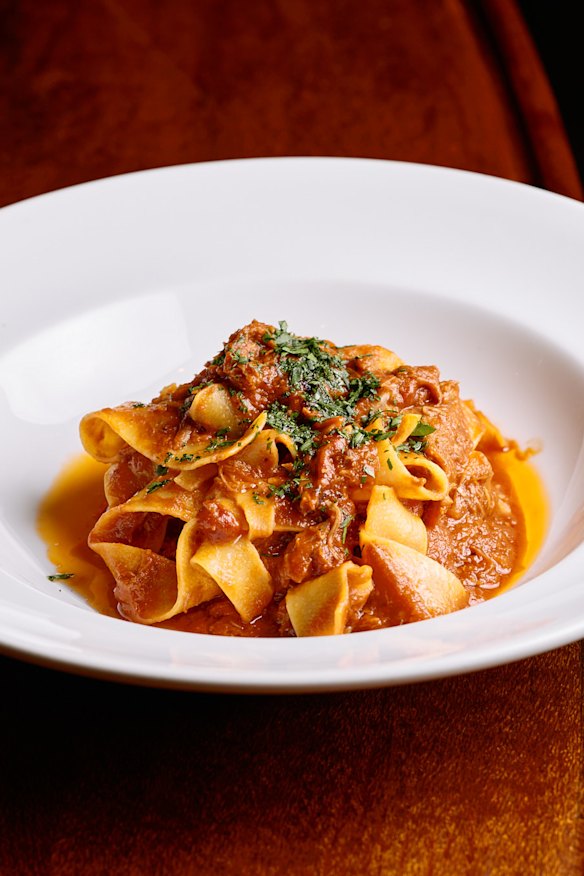 Duck ragu pappardelle.