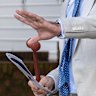 The auction clearance rate has fallen below 60 per cent.