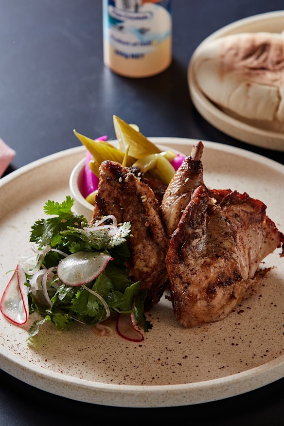 Grilled spatchock.