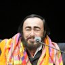 Luciano Pavarotti performs in Sydney in 2005.
