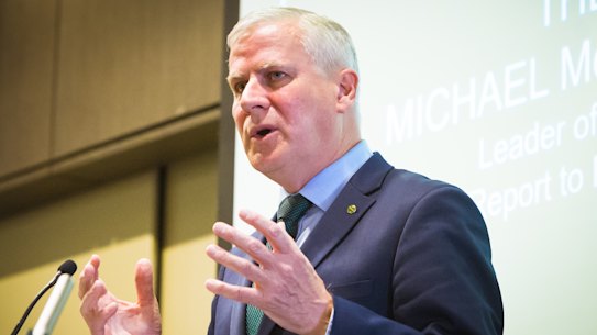 Nationals leader Michael McCormack.