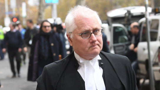 'Slur on judge': Geoffrey Rush's lawyer. Bret Walker, SC.