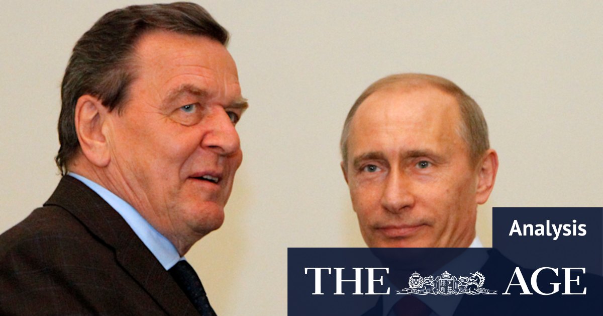 Brothers in arms: How former chancellor became Putin's man in Germany - Vimarsana News