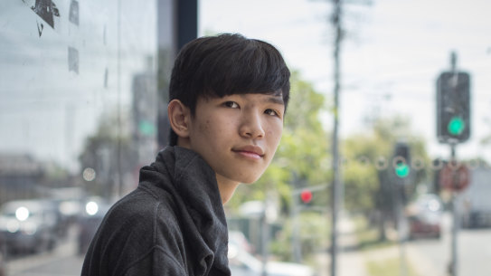 Gary Chan, a North Sydney Boys' High student who finished school this year, travelled 1.5 hours each way between his Auburn home and school. 