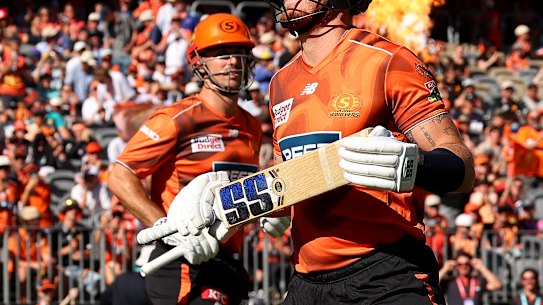 The Perth Scorchers are through to the BBL final on SUnday.
