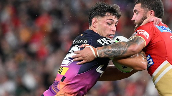 Jordan Riki’s (pictured) absence has allowed Brendan Piakura to shine. 