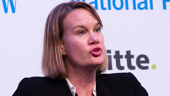 Dr Alison Barnes, national president of the National Tertiary Education Union. 