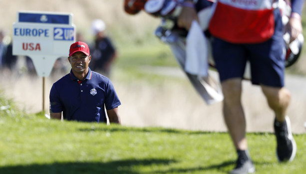 Tiger Woods remained winless for the US.