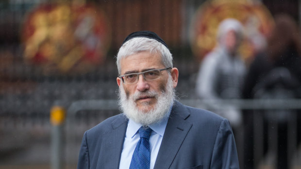 Joe Gutnick appearing at the Federal Court in Melbourne in 2017.