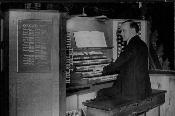 William McKie, the organist at Westminister Abbey.