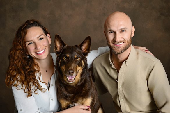 The Bellizzi photo of Lina Guarino and Julien Berthold.