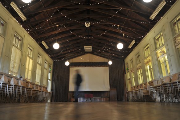 The chalet once boasted a grand ballroom.