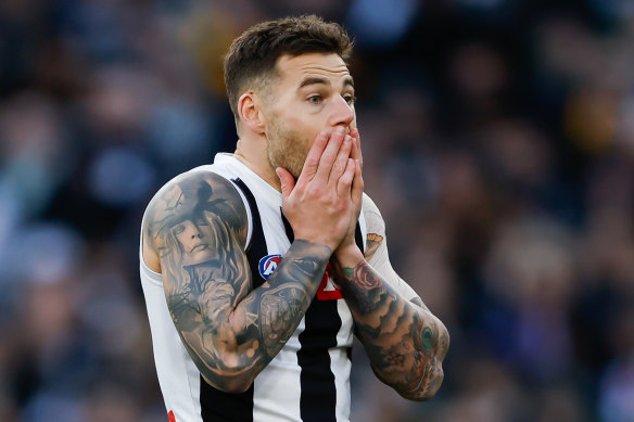 Jamie Elliott was the hero for Collingwood in the final round last season.