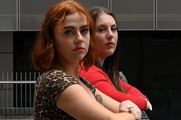 UTS students Eryn Yates and Neeve Nagle both live in student housing.