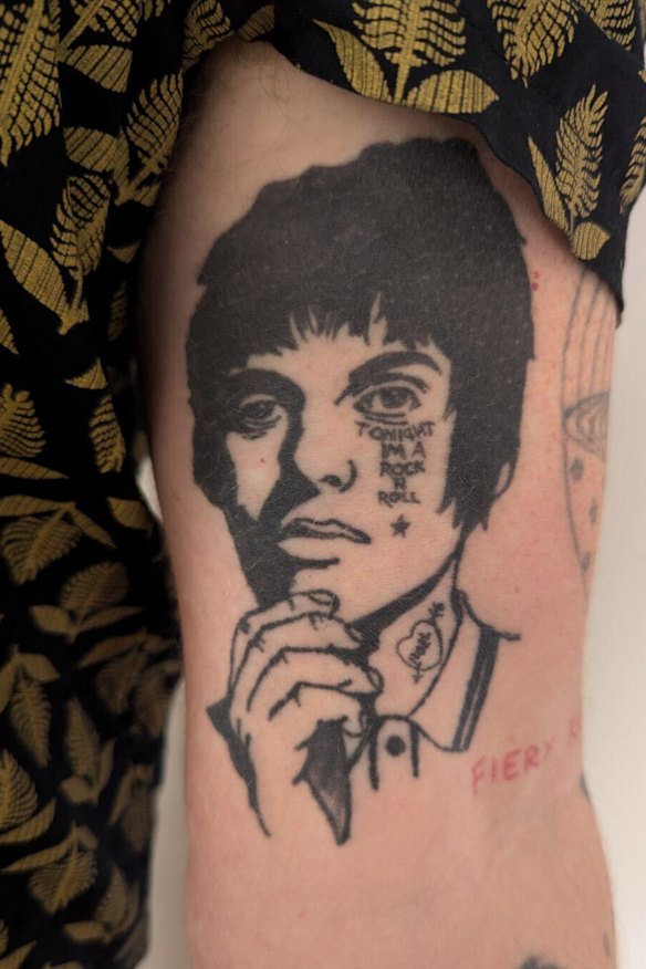 Jay Smith’s tattoo of Liam Gallagher. 