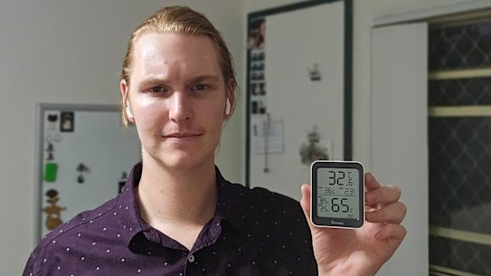 Matt Dash lives in a rental in Brisbane and has been suffering through a sweltering summer.