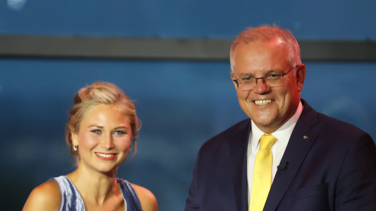 The image of Scott Morrison with Australian of the Year Grace Tame inspired Brittany Higgins to come forward.