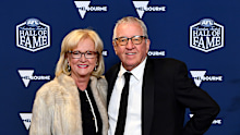 Mike Sheahan at the 2024 Hall of Fame.