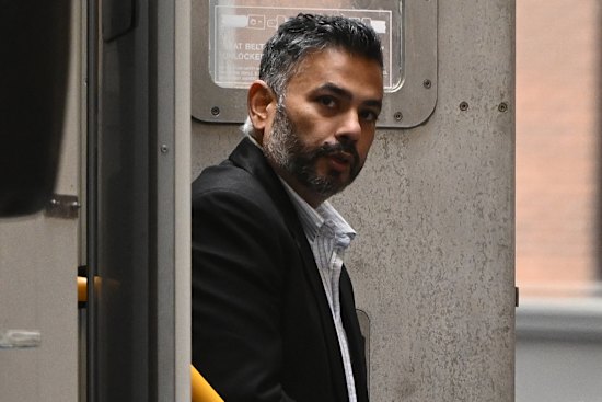 Dinush Kurera arrives at the Supreme Court of Victoria in Melbourne.
