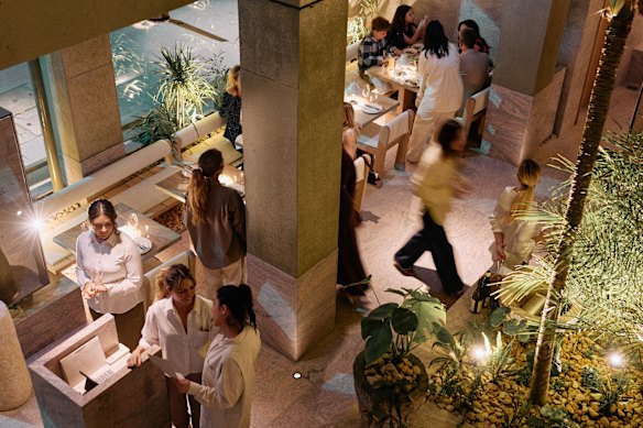 Golden Avenue no distrito financeiro de Brisbane.