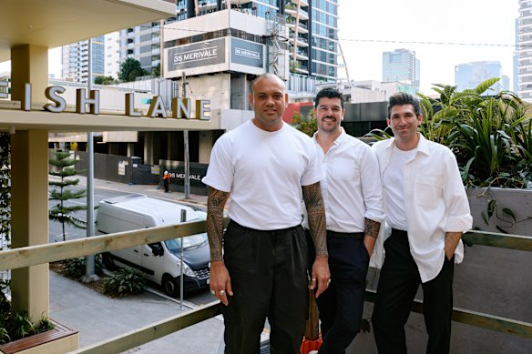 Fanda Group’s Maui Manu, Ollie Hansford and David Flynn.