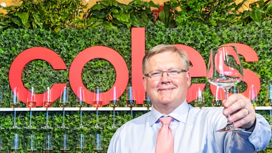 Coles has reported a surprise upgrade to first-half trading, driven by a better-than-expected Christmas trade period.