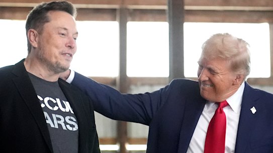 Elon Musk and Donald Trump, pictured here in October 2024, seem to be heading for another break-up. But this isn’t the first time it’s happened in their years-long rollercoaster relationship.