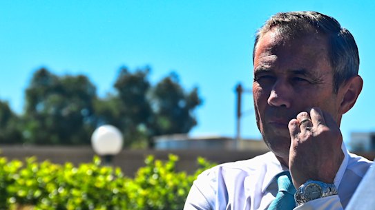 Health Minister Roger Cook says the current hospital predicament is a ‘challenge’.