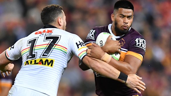 Wrecking ball: Broncos weapon Payne Haas.